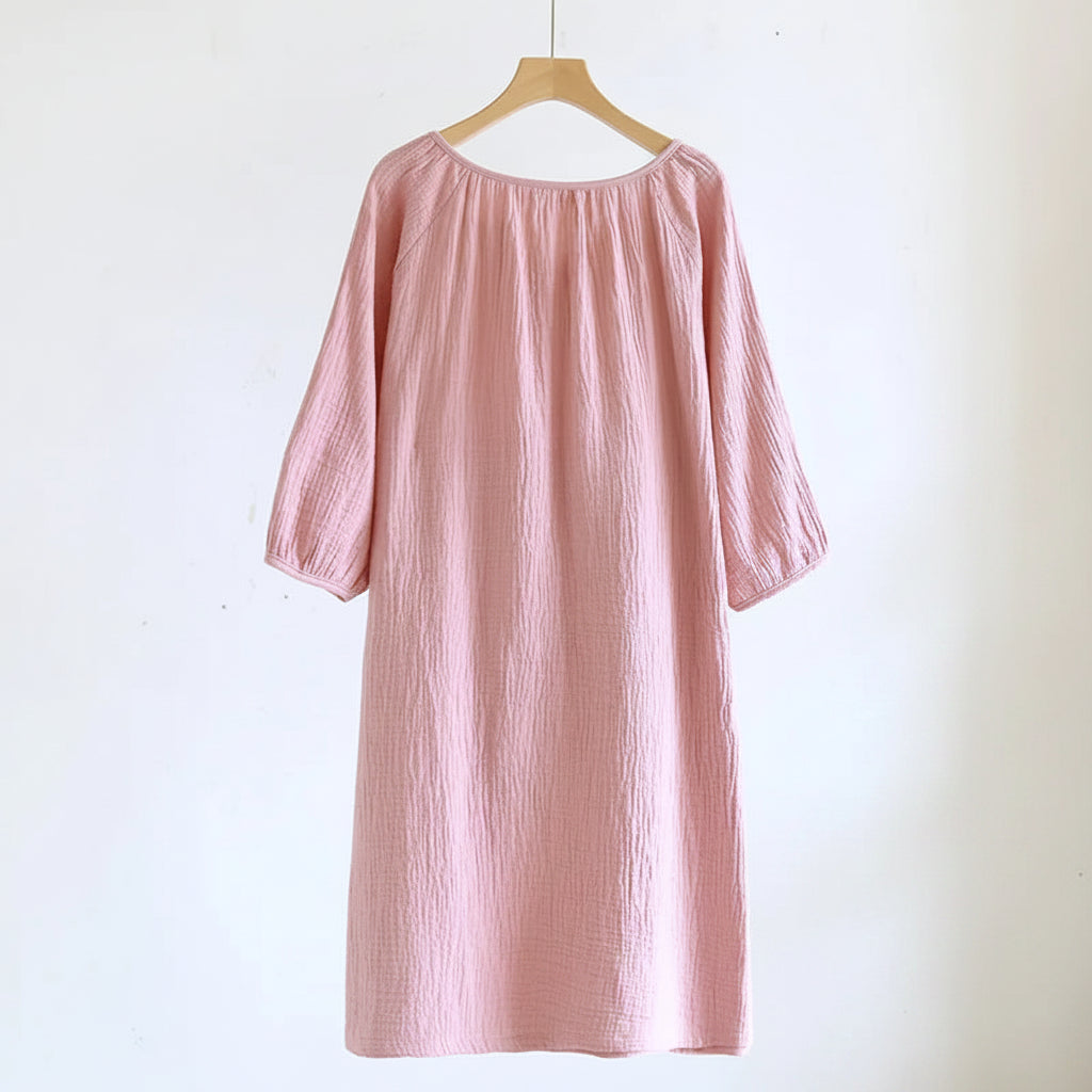 Cotton Crepe Gown