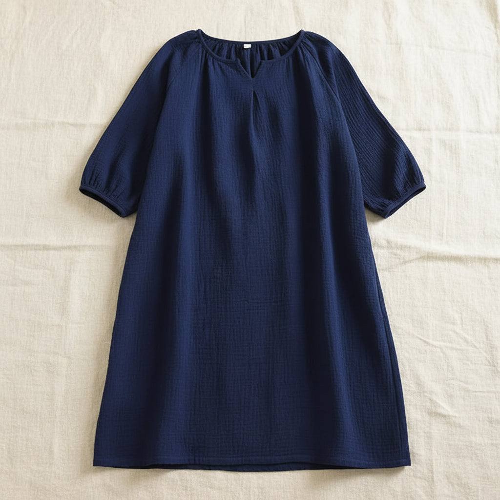 Cotton Crepe Gown