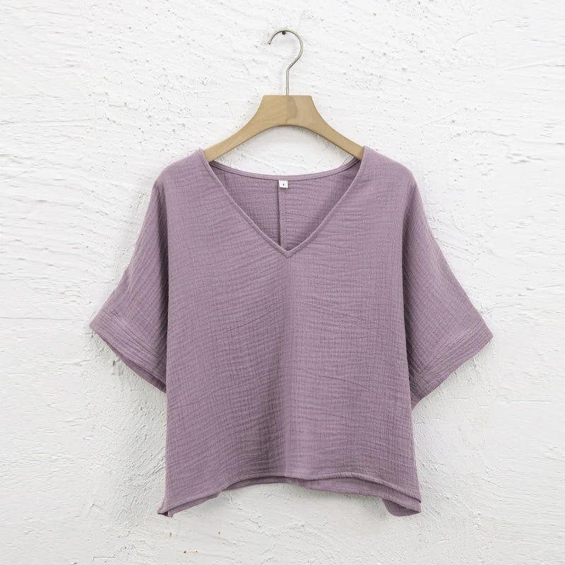 Cotton Gauze Crop