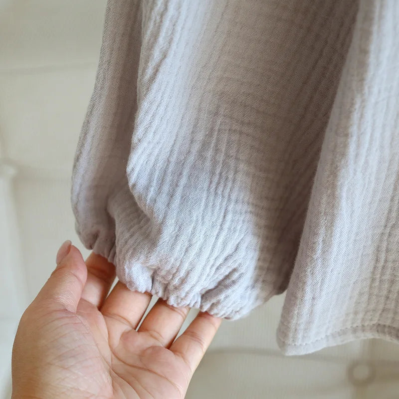 Cotton Button Down Long Sleeve