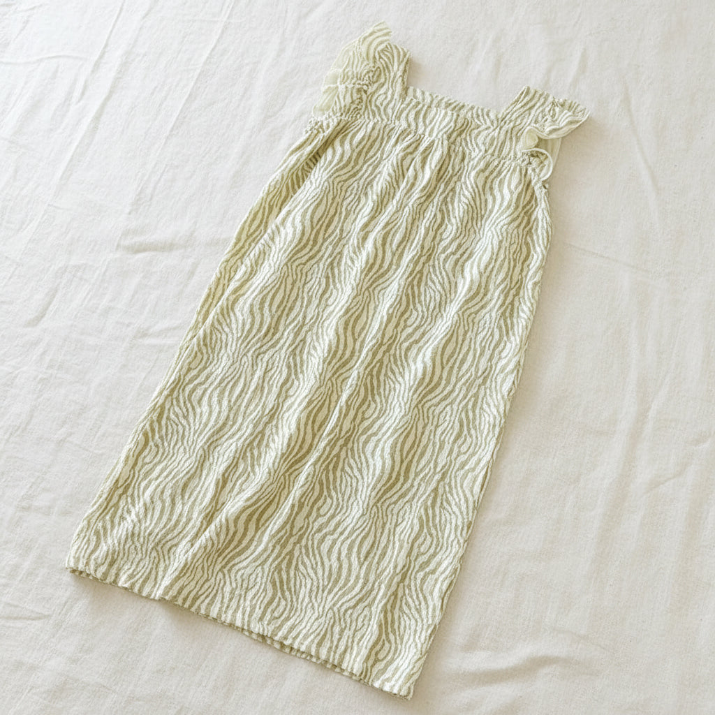 Cotton Ruffle Tank Dress