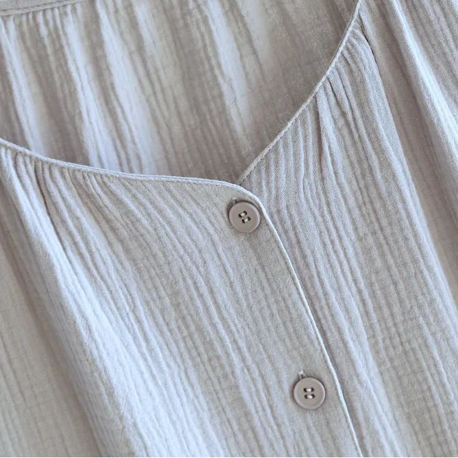 Cotton Button Down Long Sleeve