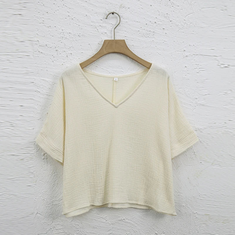 Cotton Gauze Crop