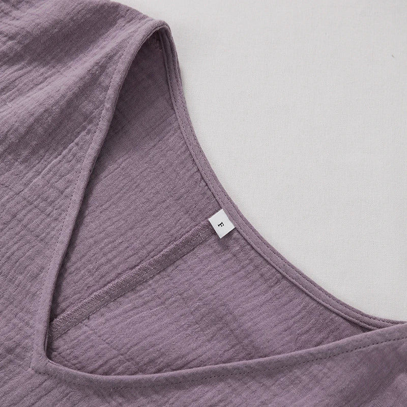 Cotton Gauze Crop