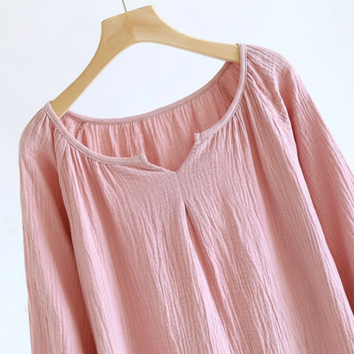 Cotton Crepe Gown