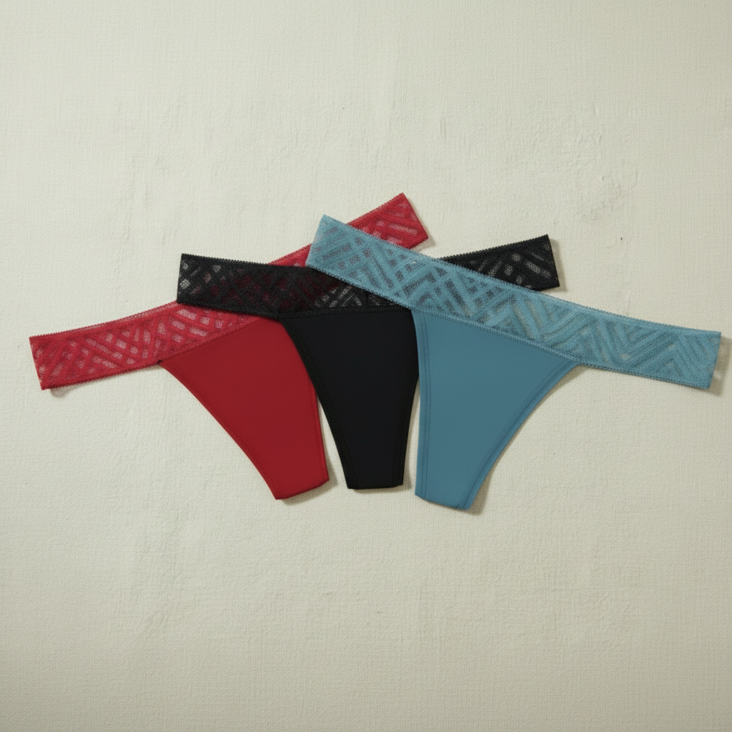 All Three Thongs Square Crop