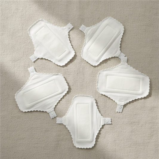 Flat Lay Linen Breast Pads