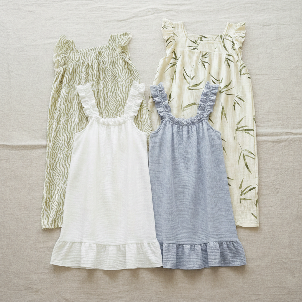 Four Dress Flat Lay - Adjusted