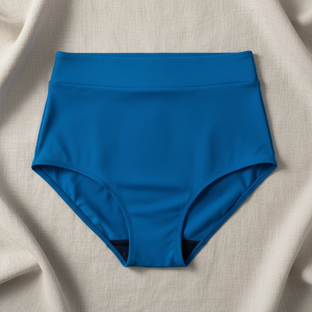 Period Swim Brief Flat Lay on Linen