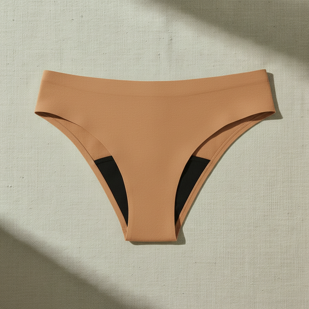 Seamless Cotton Brief – Tan